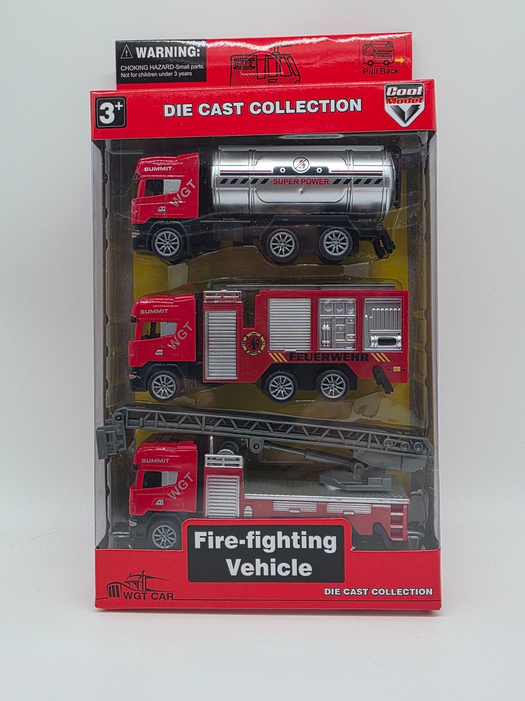 Fire Truck Toy - 3 pack