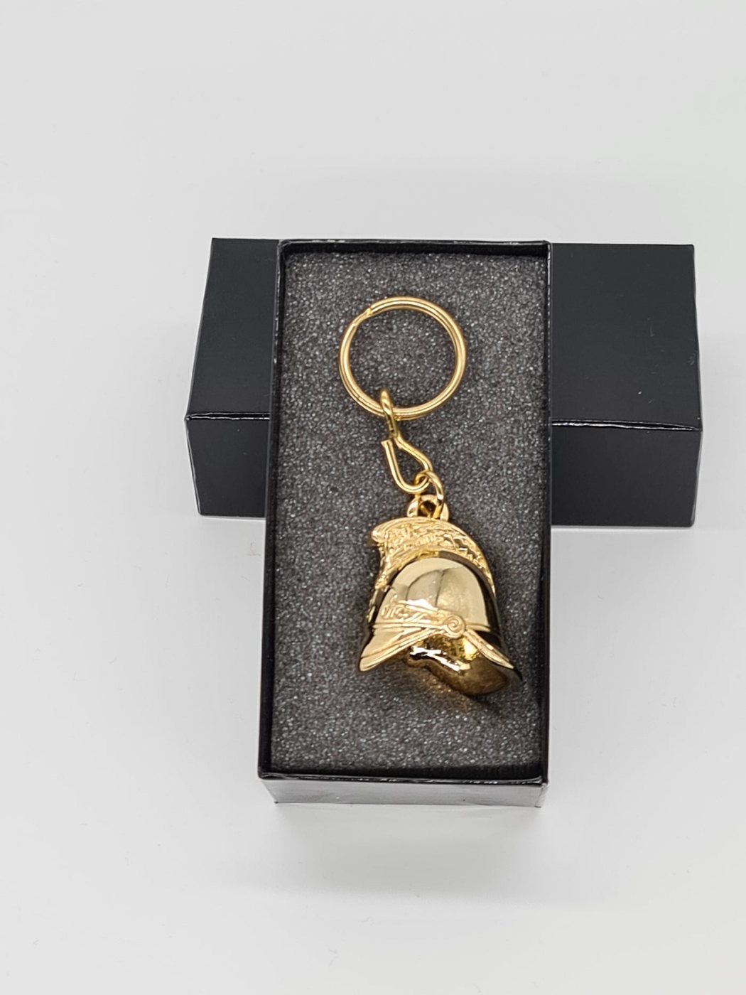 Keyring - Brass Helmet